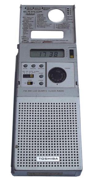 FM-AM LCD Quartz Clock Radio QR-2000