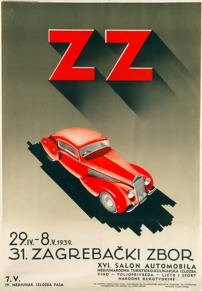 31. ZAGREBAČKI ZBOR, 1939. XVI. SALON AUTOMOBILA