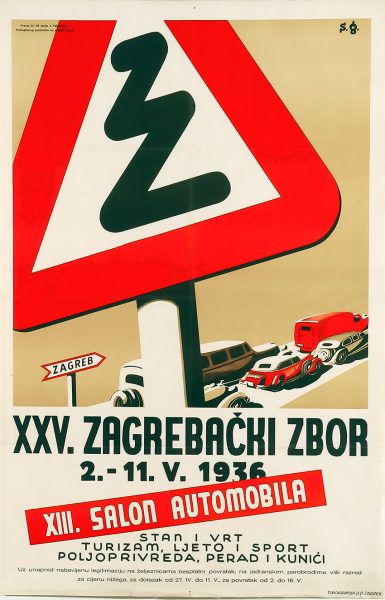 XXV. ZAGREBAČKI ZBOR, 1936. XIII. SLON AUTOMOBILA
