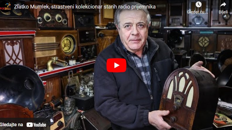 Zlatko Mumlek, strastveni kolekcionar starih radio prijemnika