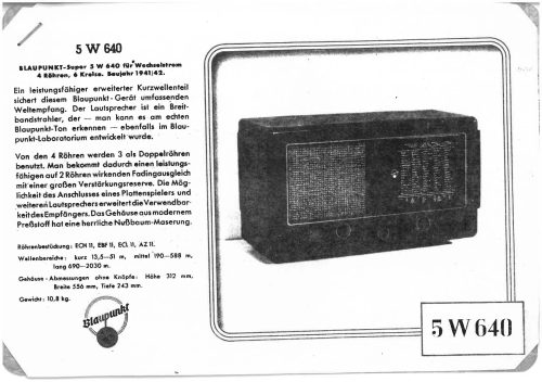 Reklama za Blaupunkt 7W740, 6W640