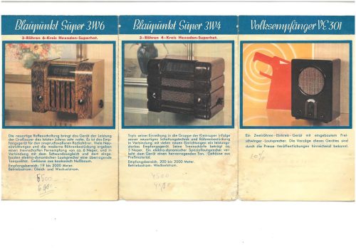Reklama za Blaupunkt Radio 1931.-1941.