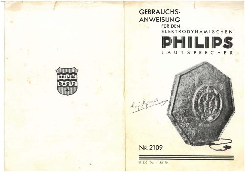 Reklama za Philips 1939.