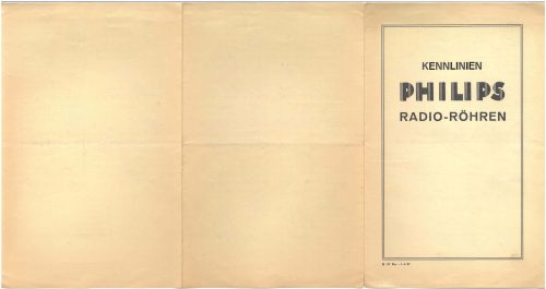 Reklama za Philips Radio-Rohren