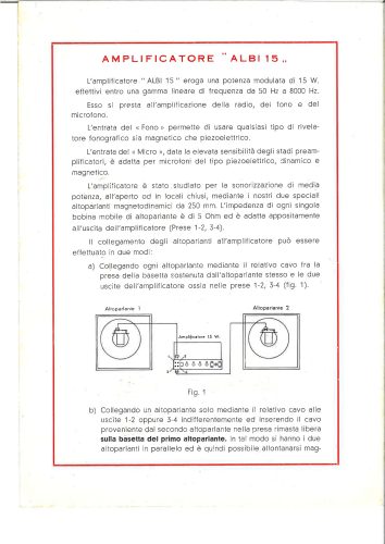 Reklama za Radio Allocchio Bacchini