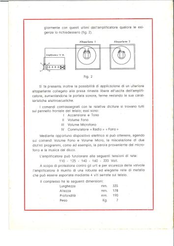 Reklama za Radio Allocchio Bacchini