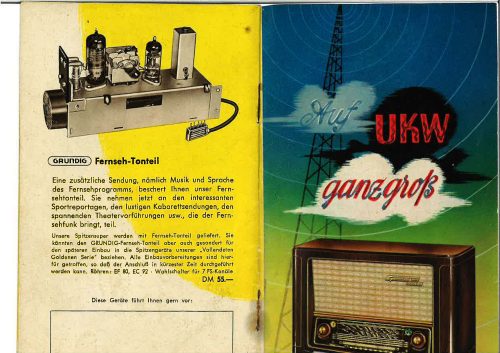 Reklama za Grundig Radio