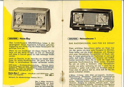 Reklama za Grundig Radio