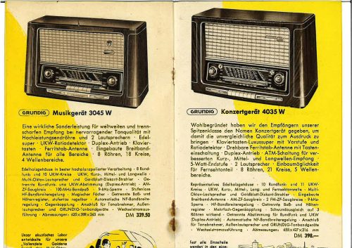 Reklama za Grundig Radio