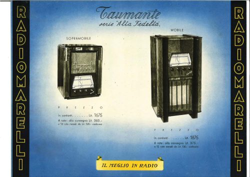 Reklama za Radio Marelli Baumonte