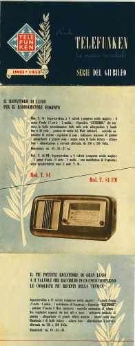 Reklama za Radio Telefunken