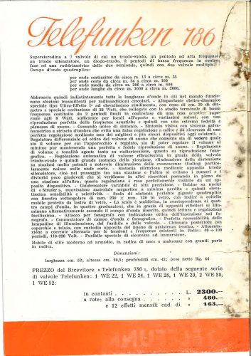 Reklama za Radio Telefunken