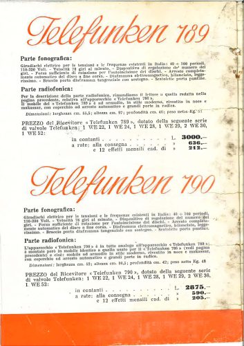 Reklama za Radio Telefunken