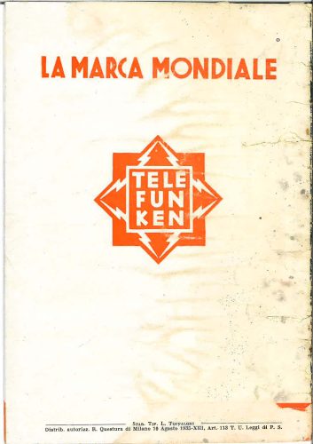 Reklama za Radio Telefunken