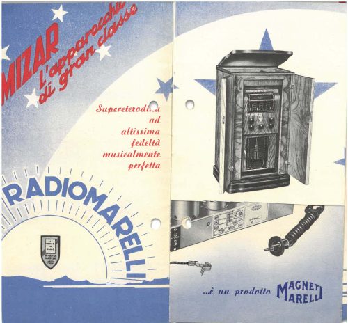 Reklama za Radiomarelli Mizar
