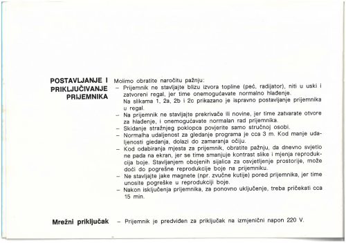 Reklama za RIZ TV Grandcolor 220