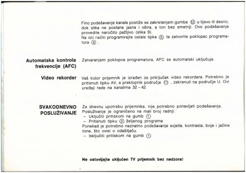Reklama za RIZ TV Grandcolor 220
