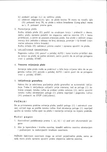 Reklama za RIZ Gramopojačalo Tosca 10