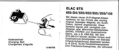 Reklama za ELAK Hi-Fi Magnet-Systeme