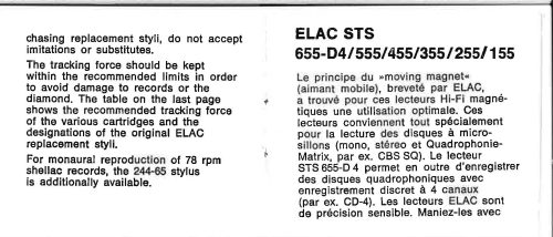 Reklama za ELAK Hi-Fi Magnet-Systeme