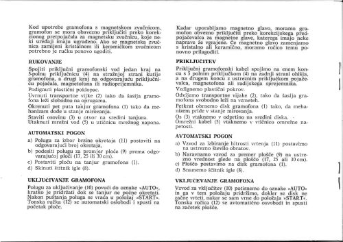 Reklama za RIZ Toscu Hi Fi GM 6600