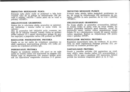Reklama za RIZ Toscu Hi Fi GM 6600