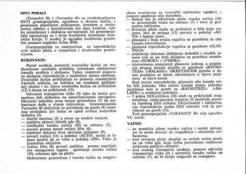 Reklama za RIZ Turandot 30 i 40