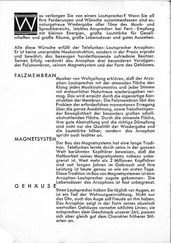 Reklama za Schaub Produkciju 1937.