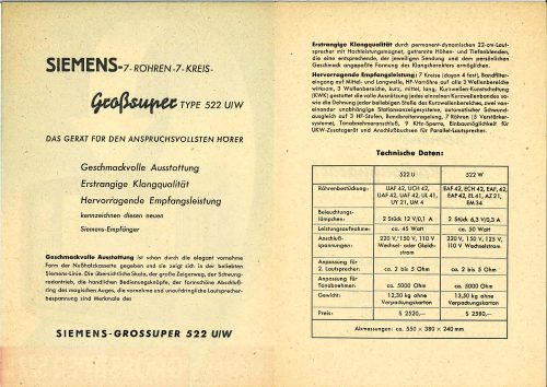 Reklama za Siemens Grossuper 522