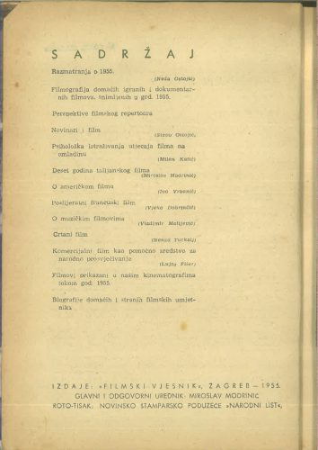 Kinematografija 1955.