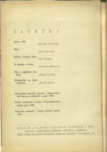 Kinematografija 1956.