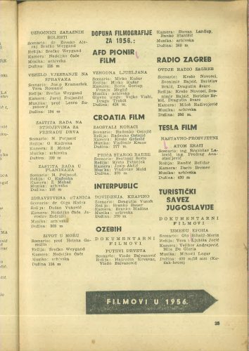 Kinematografija 1956.