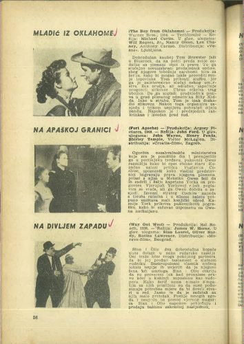 Kinematografija 1956.