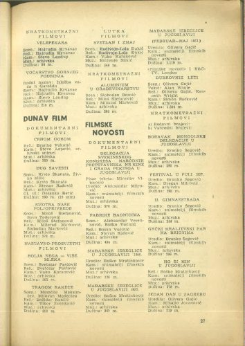Kinematografija 1957.