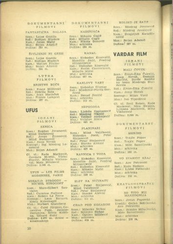 Kinematografija 1957.