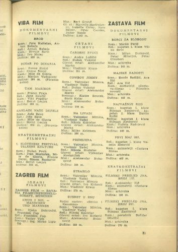 Kinematografija 1957.