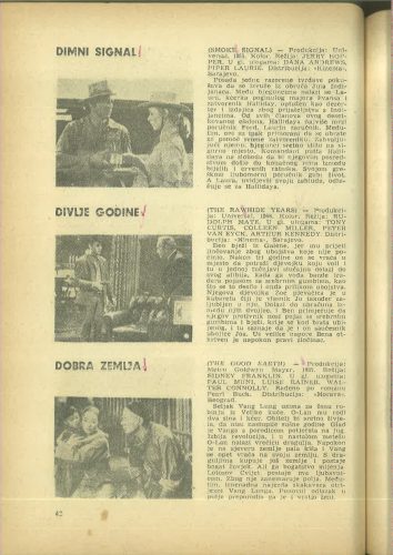 Kinematografija 1957.