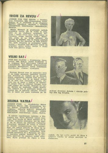 Kinematografija 1957.