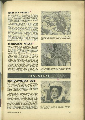 Kinematografija 1957.