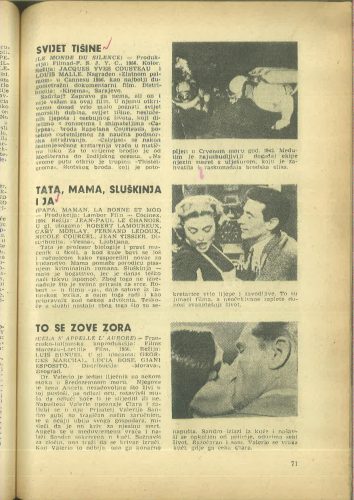 Kinematografija 1957.