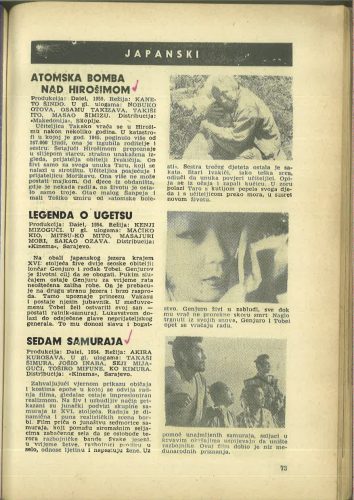 Kinematografija 1957.