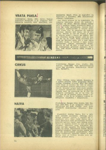Kinematografija 1957.