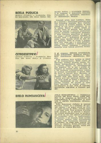 Kinematografija 1957.