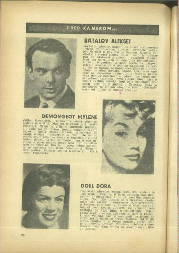 Kinematografija 1957.