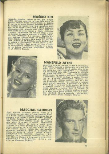 Kinematografija 1957.