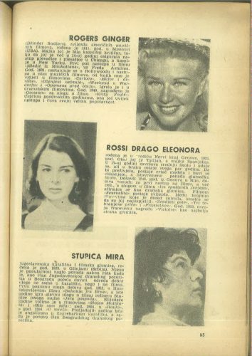 Kinematografija 1957.