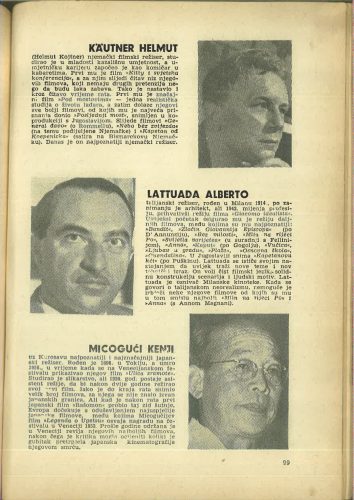 Kinematografija 1957.