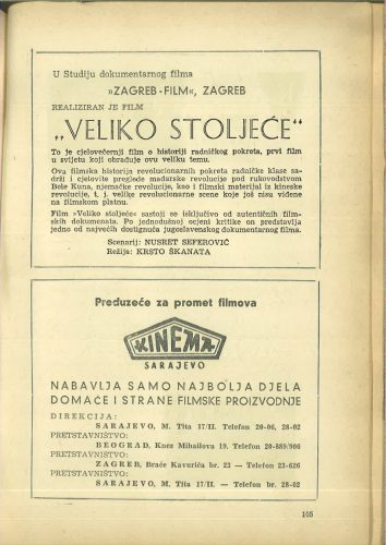 Kinematografija 1957.