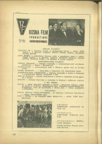 Kinematografija 1957.