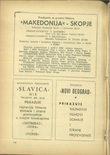 Kinematografija 1957.